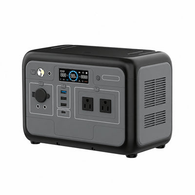 1800W Solar Generator Lifepo4 Battery Home Outdoor Emergency Portable Power Station with Wireless Charging