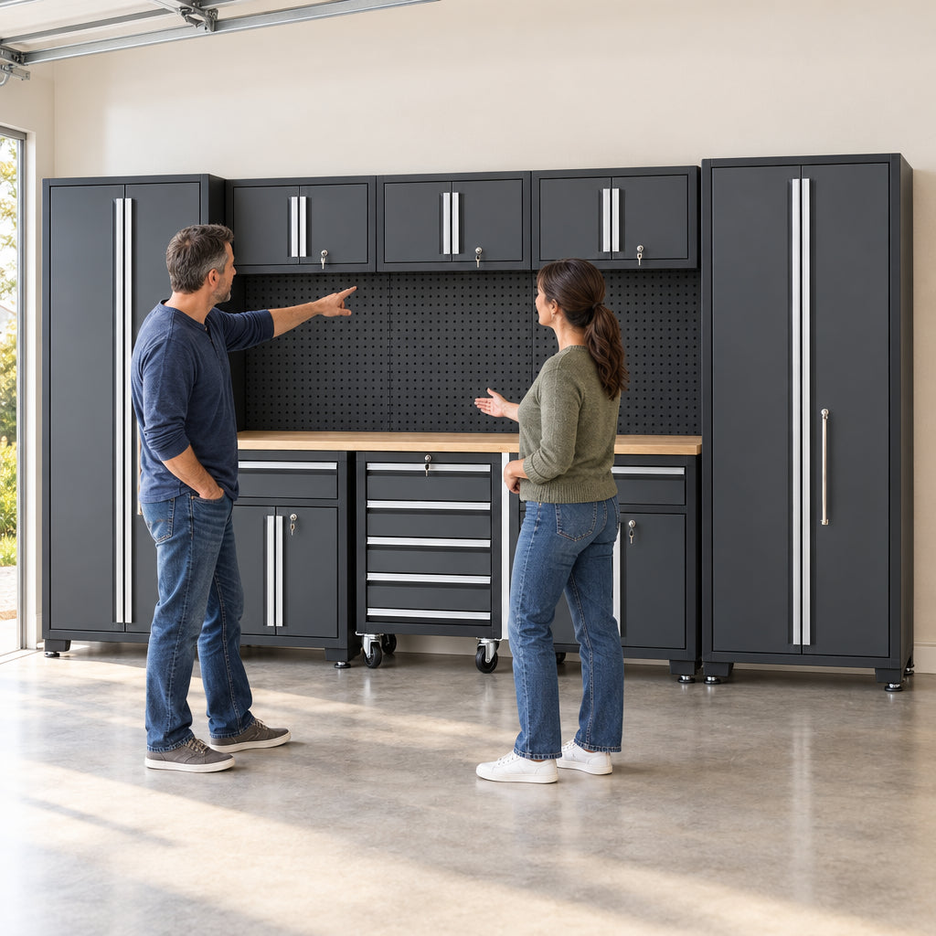 9-Piece Garage Shop Tool Storage